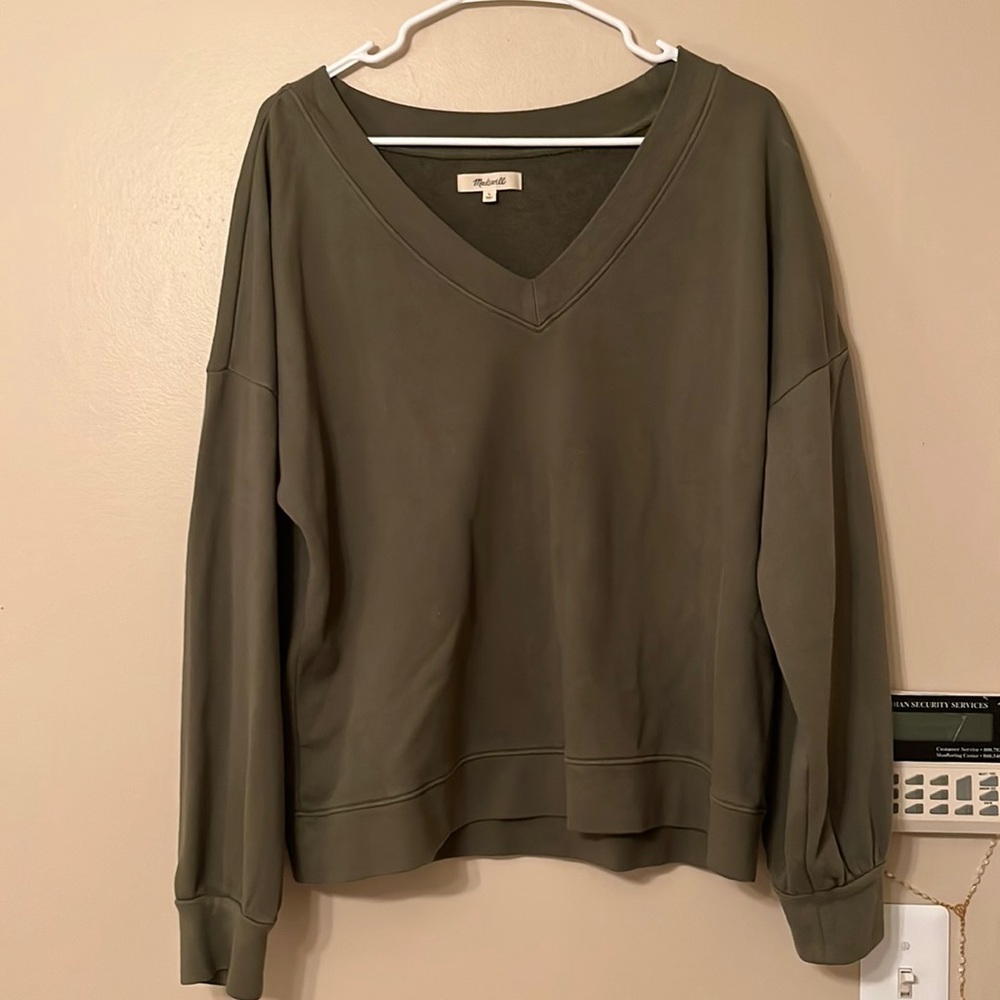 MADEWELL jacket/v-neck sweater